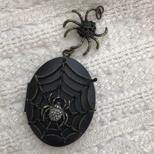 Rhinstone spider locket.  Never used.